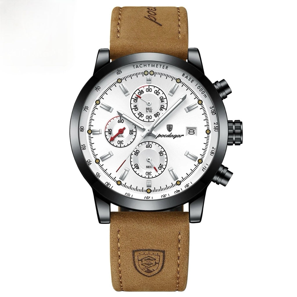 Relógio Masculino - Leather Refined