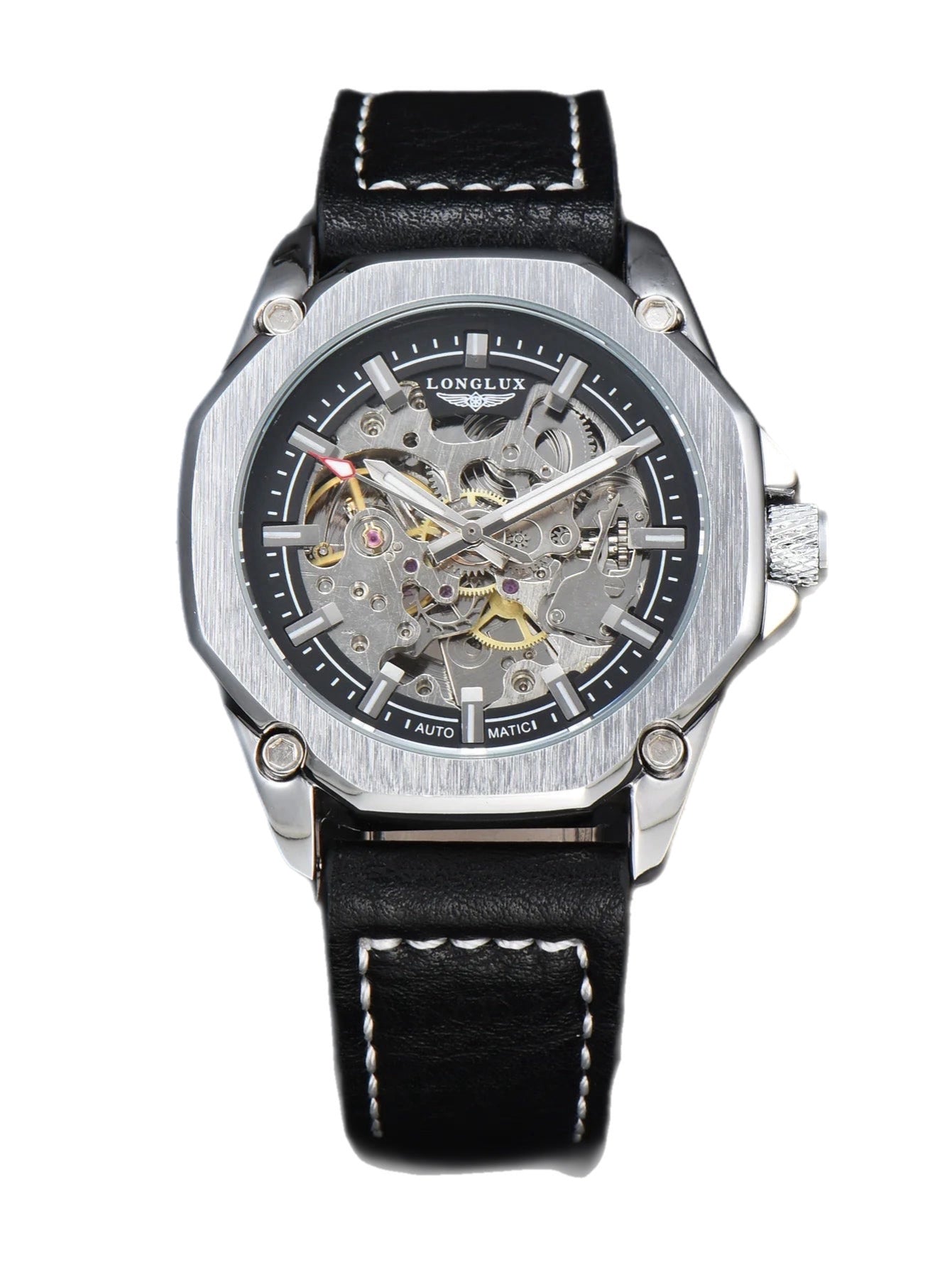 Relógio Masculino - Leather Tourbillon