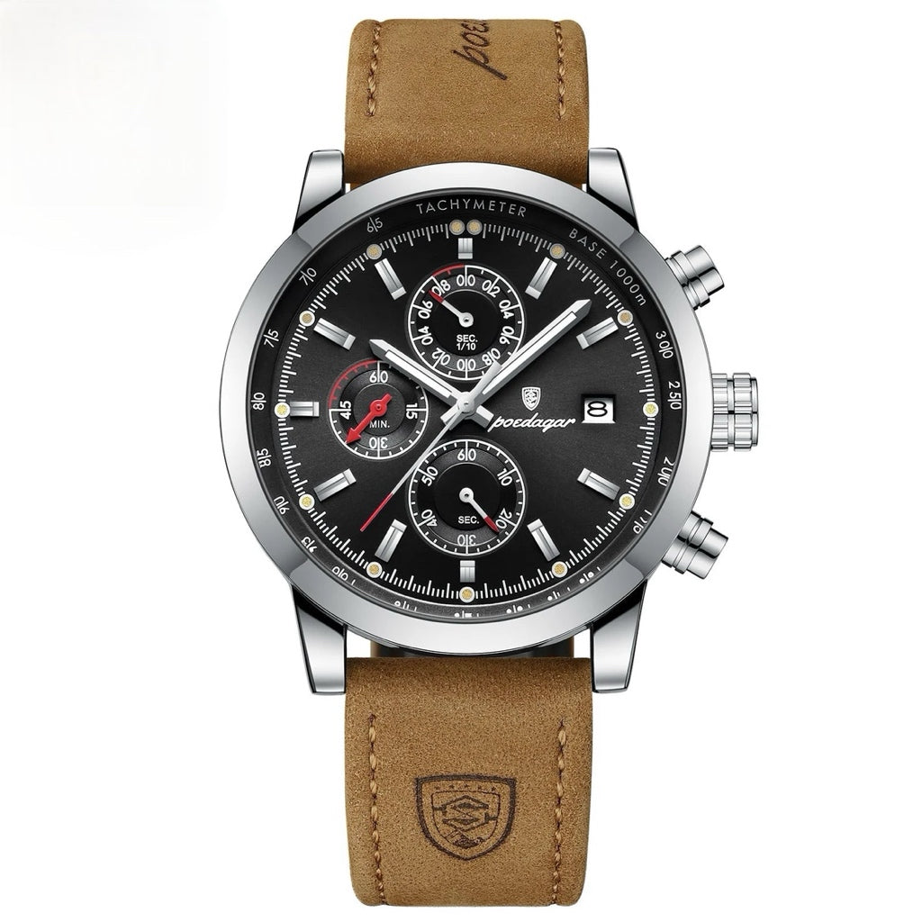 Relógio Masculino - Leather Refined