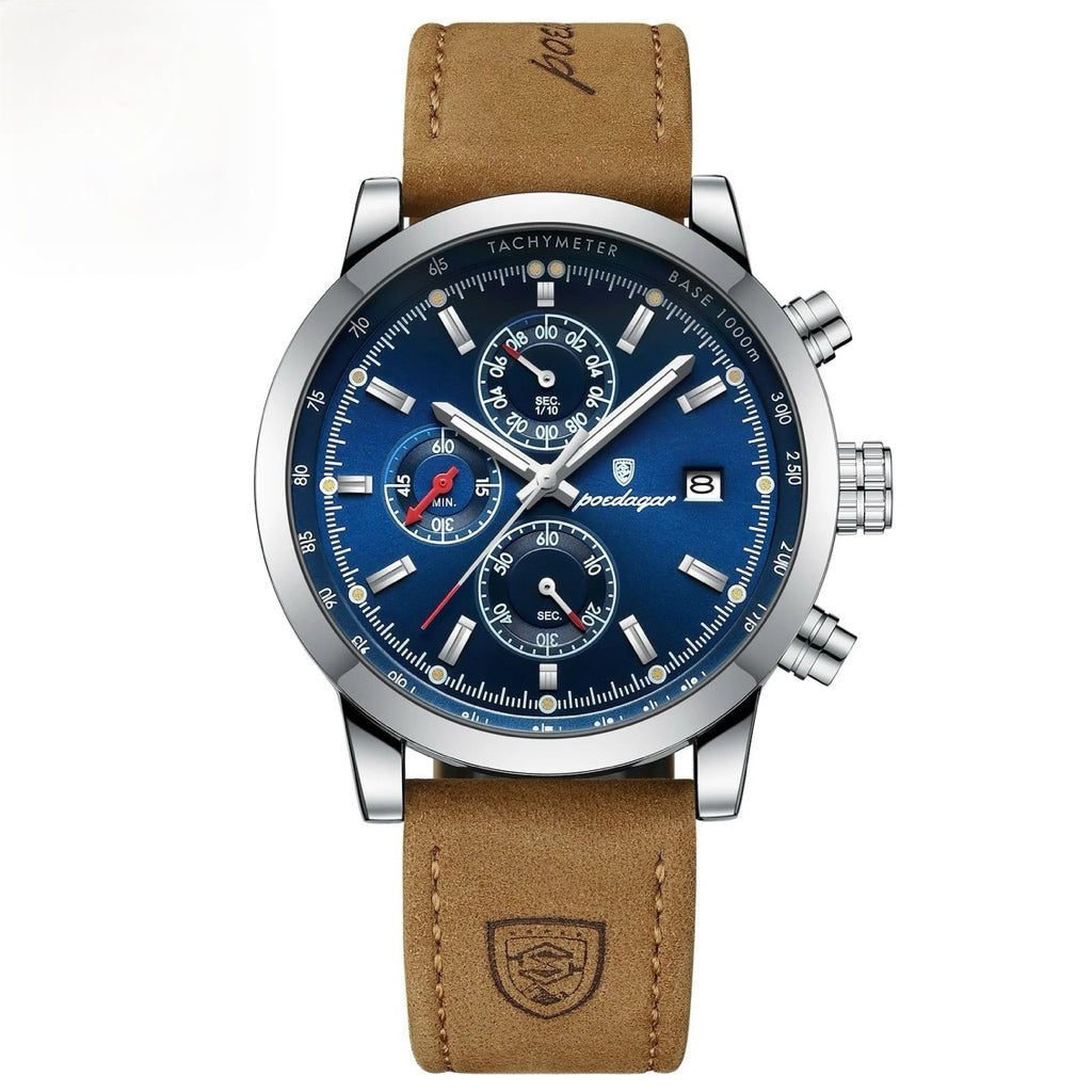 Relógio Masculino - Leather Refined